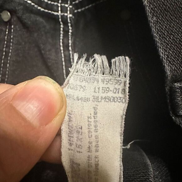 Vintage made in USA wrangler 15x32 black - Picture 6 of 9